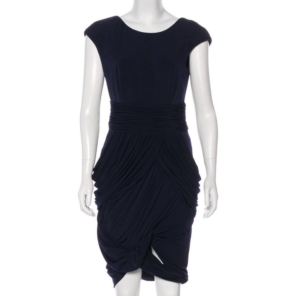 MIKAEL AGHAL Ruched Sheath Dress.... SO FLATTERING